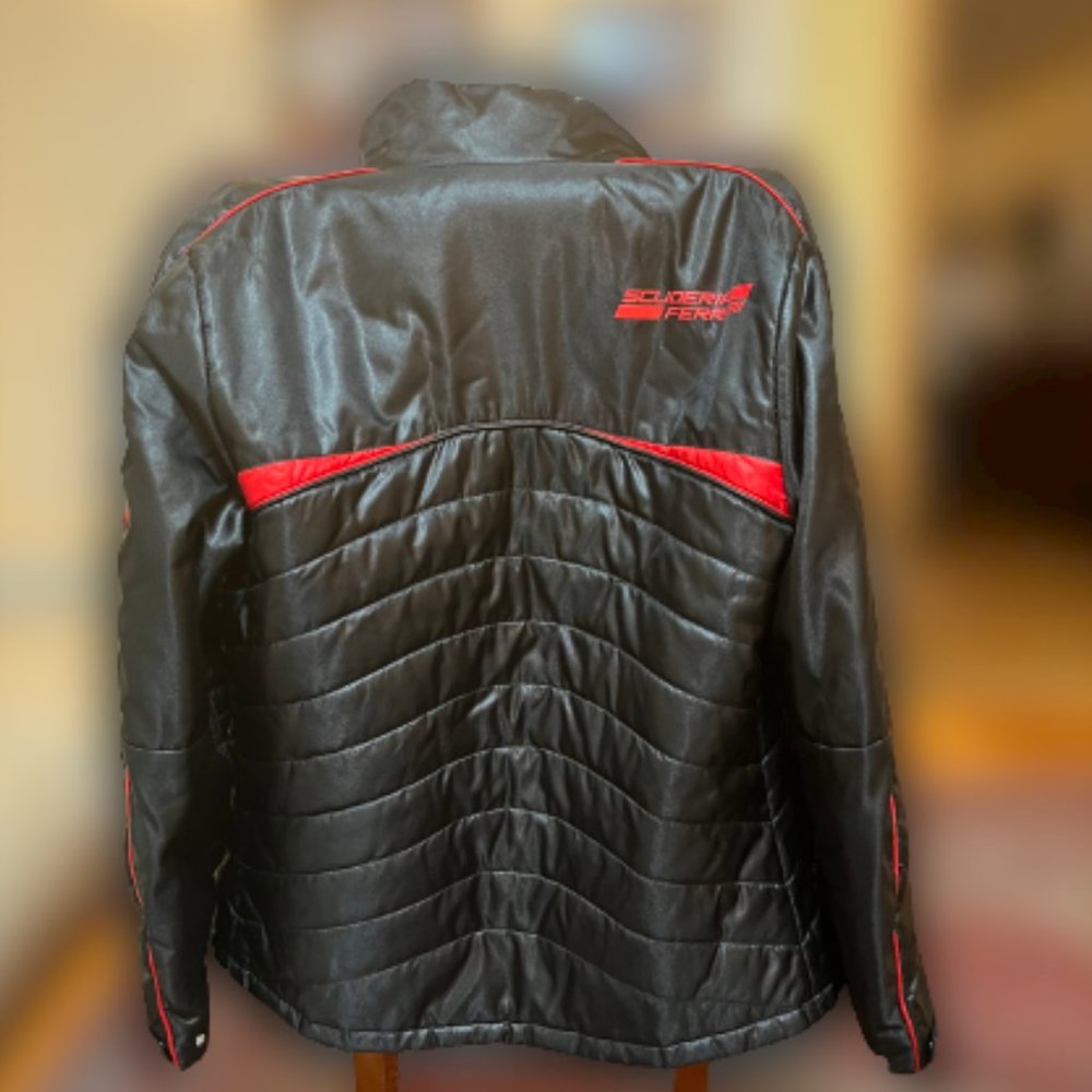 Puma, Ferrari, Medium, Black with Red, 100% Nylon